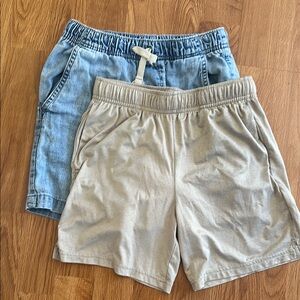 Old Navy Kids Shorts - Light Blue and Beige